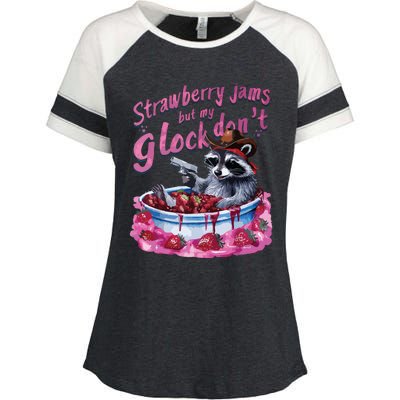 Strawberry Jams Enza Ladies Jersey Colorblock Tee