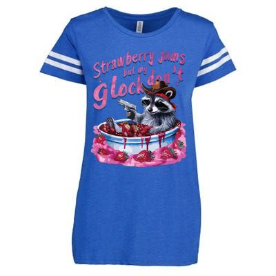 Strawberry Jams Enza Ladies Jersey Football T-Shirt