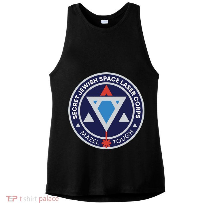 Secret Jewish Space Laser Corps Ladies PosiCharge Tri-Blend Wicking Tank