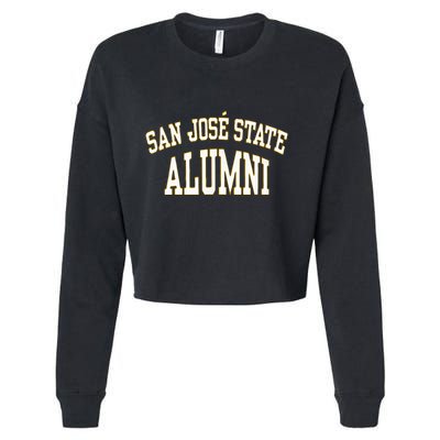 San Jose State Alumni Cropped Pullover Crew