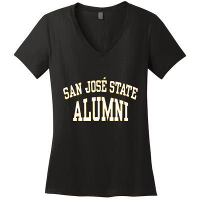 San Jose State Alumni Women's V-Neck T-Shirt