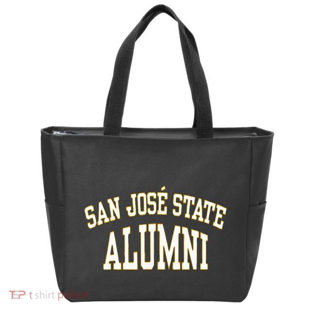 San Jose State Alumni Zip Tote Bag
