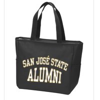 San Jose State Alumni Zip Tote Bag