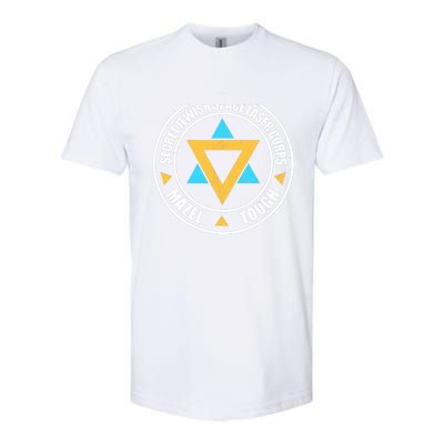 Secret Jewish Space Laser Corps Mazel Tov Funny Prank Softstyle CVC T-Shirt