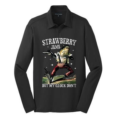 Strawberry Jams Silk Touch Performance Long Sleeve Polo