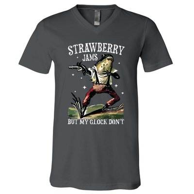 Strawberry Jams V-Neck T-Shirt