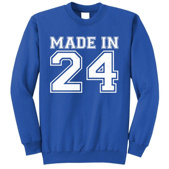 Sporty Jersey Style Made In 1924 100th Birthday Sweatshirt