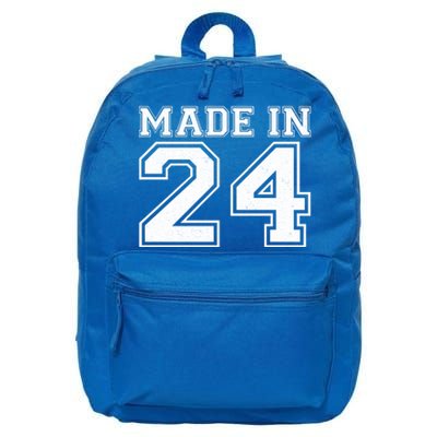 Sporty Jersey Style Made In 1924 100th Birthday 16 in Basic Backpack