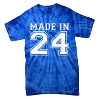 Sporty Jersey Style Made In 1924 100th Birthday Tie-Dye T-Shirt