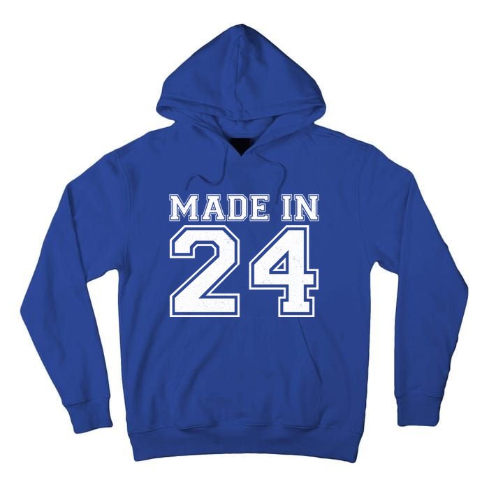 Sporty Jersey Style Made In 1924 100th Birthday Tall Hoodie