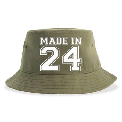 Sporty Jersey Style Made In 1924 100th Birthday Sustainable Bucket Hat