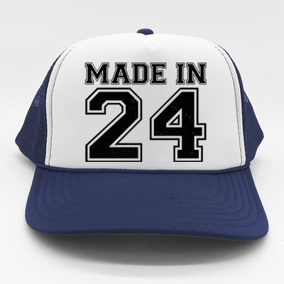 Sporty Jersey Style Made In 1924 100th Birthday Trucker Hat