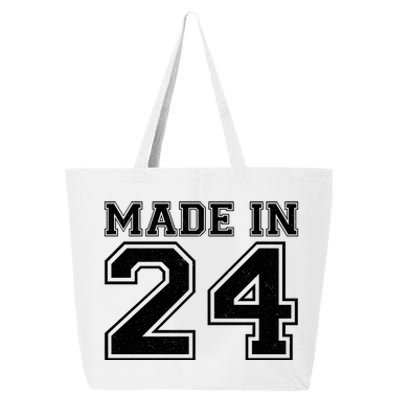 Sporty Jersey Style Made In 1924 100th Birthday 25L Jumbo Tote