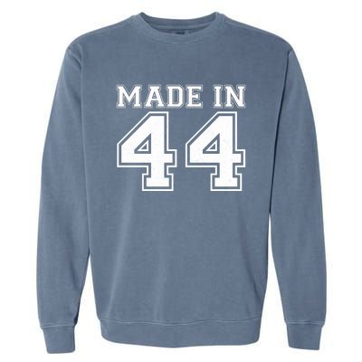 Sporty Jersey Style Made In 1944 80th Birthday Garment-Dyed Sweatshirt