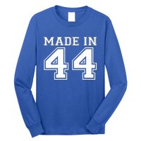 Sporty Jersey Style Made In 1944 80th Birthday Long Sleeve Shirt