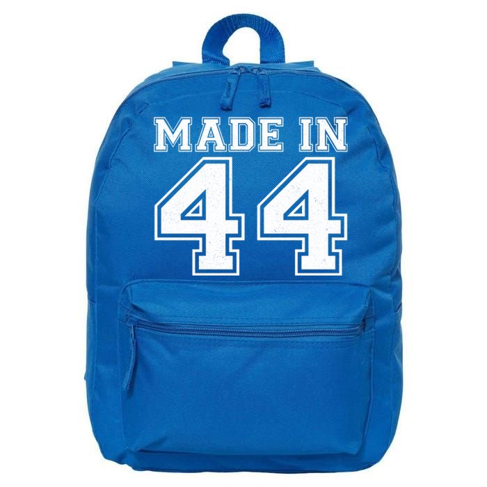 Sporty Jersey Style Made In 1944 80th Birthday 16 in Basic Backpack