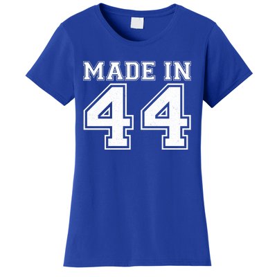 Sporty Jersey Style Made In 1944 80th Birthday Women's T-Shirt