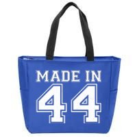 Sporty Jersey Style Made In 1944 80th Birthday Zip Tote Bag