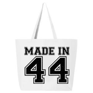 Sporty Jersey Style Made In 1944 80th Birthday 25L Jumbo Tote