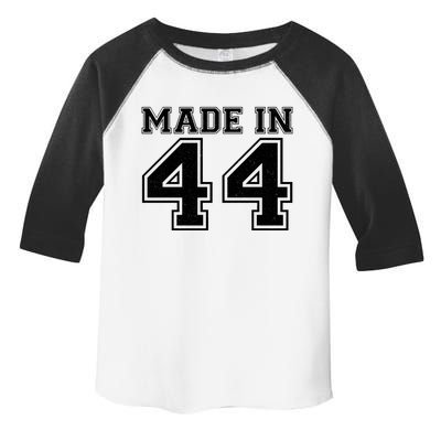 Sporty Jersey Style Made In 1944 80th Birthday Toddler Fine Jersey T-Shirt