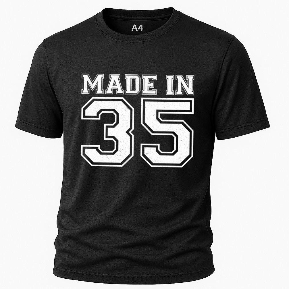 Sporty Jersey Style Made In 1935 90th Birthday Cooling Performance Crew T-Shirt