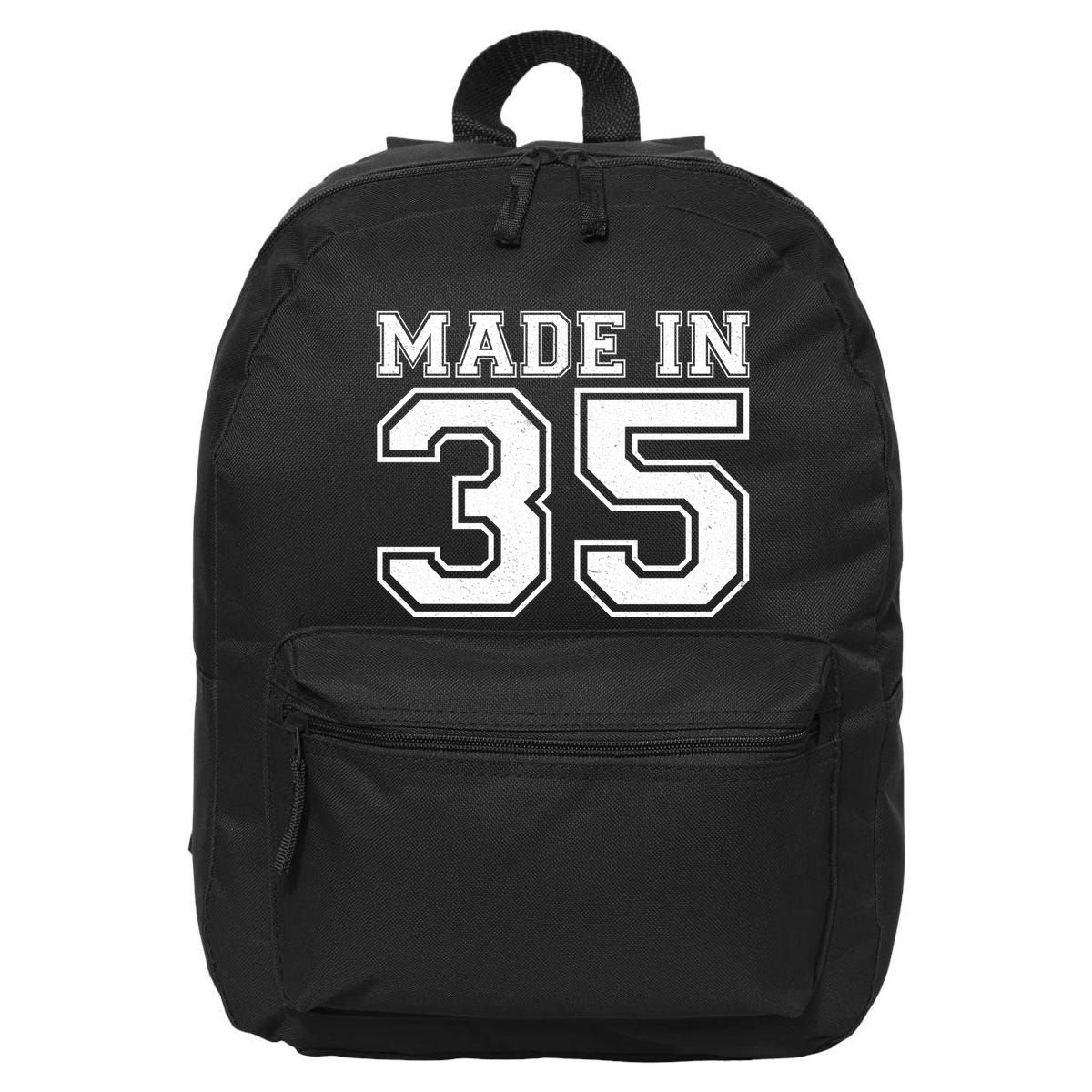 Sporty Jersey Style Made In 1935 90th Birthday 16 in Basic Backpack