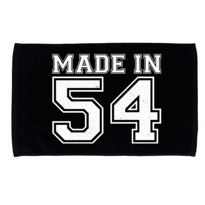 Sporty Jersey Style Made In 1954 70th Birthday Microfiber Hand Towel