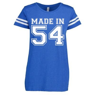 Sporty Jersey Style Made In 1954 70th Birthday Enza Ladies Jersey Football T-Shirt