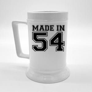 Sporty Jersey Style Made In 1954 70th Birthday Beer Stein