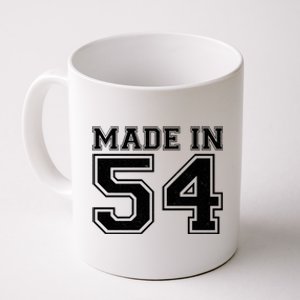 Sporty Jersey Style Made In 1954 70th Birthday Coffee Mug