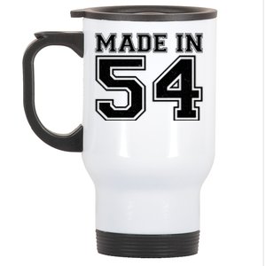 Sporty Jersey Style Made In 1954 70th Birthday Stainless Steel Travel Mug