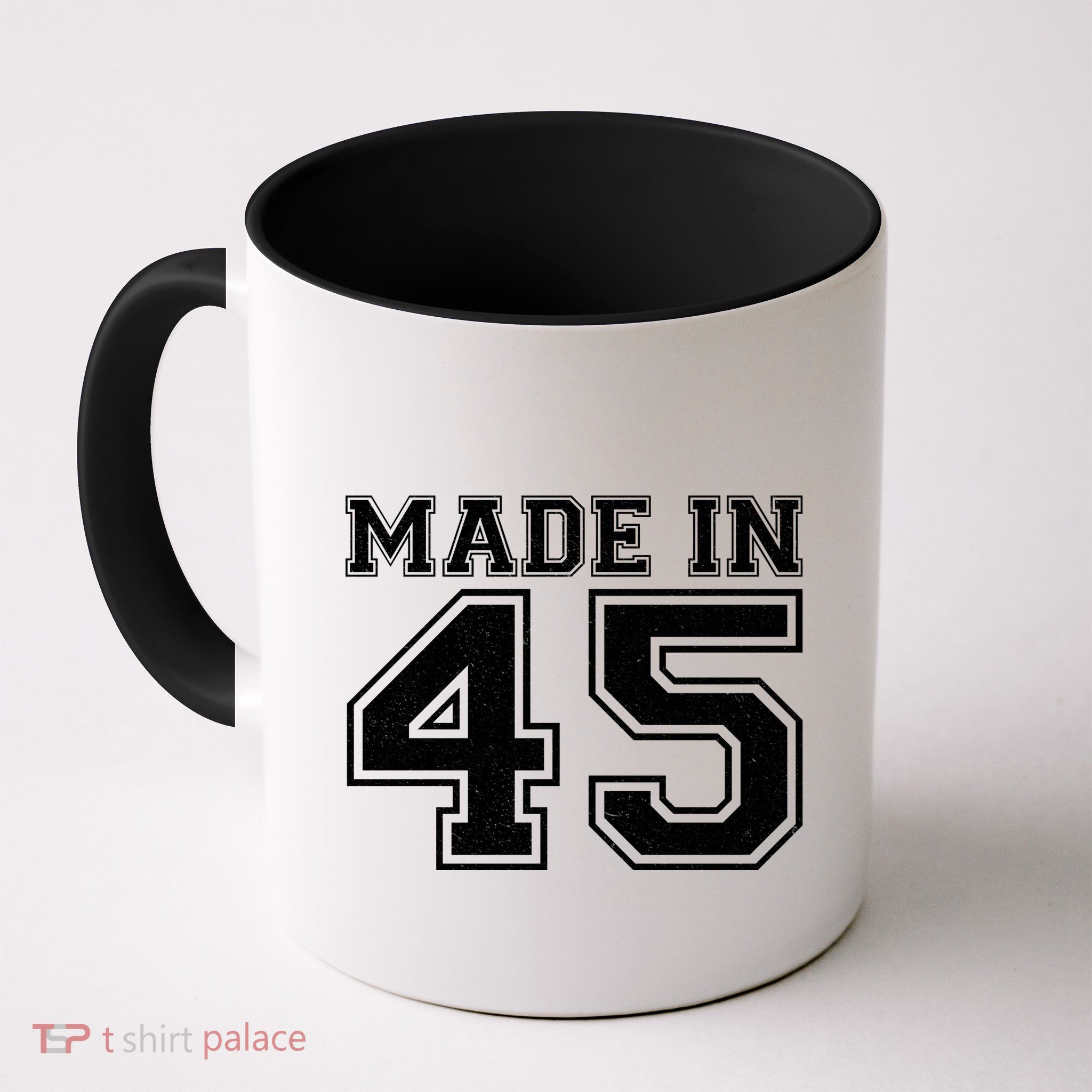 Sporty Jersey Style Made In 1945 80th Birthday Mug