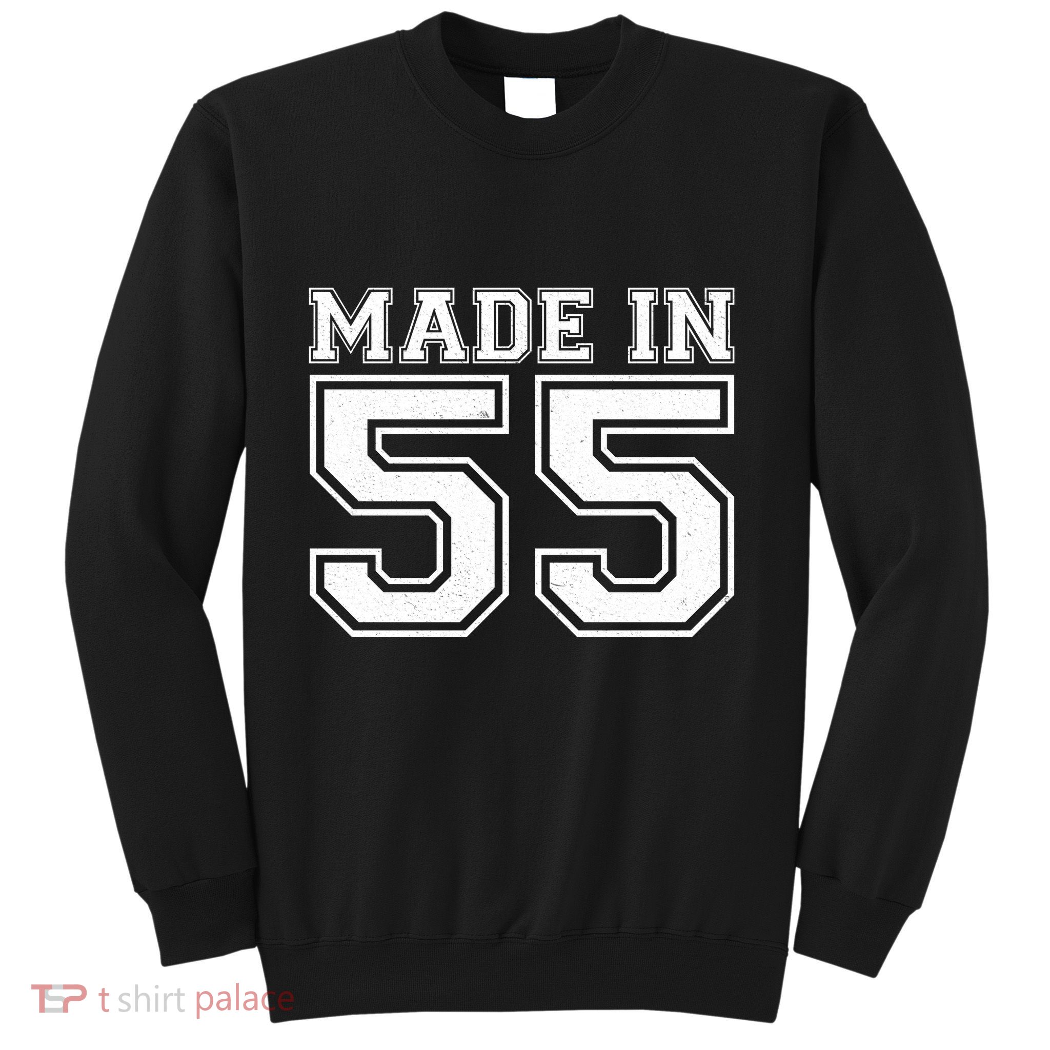 Sporty Jersey Style Made In 1955 70th Birthday Sweatshirt