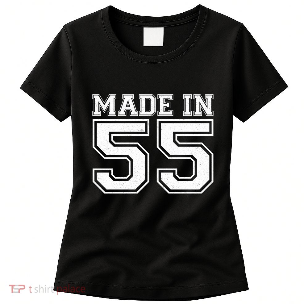 Sporty Jersey Style Made In 1955 70th Birthday Women's T-Shirt