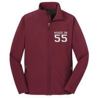 Sporty Jersey Style Made In 1955 70th Birthday Core Soft Shell Jacket