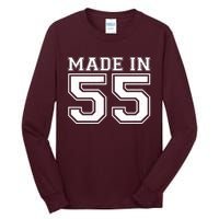 Sporty Jersey Style Made In 1955 70th Birthday Tall Long Sleeve T-Shirt