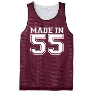 Sporty Jersey Style Made In 1955 70th Birthday Mesh Reversible Basketball Jersey Tank