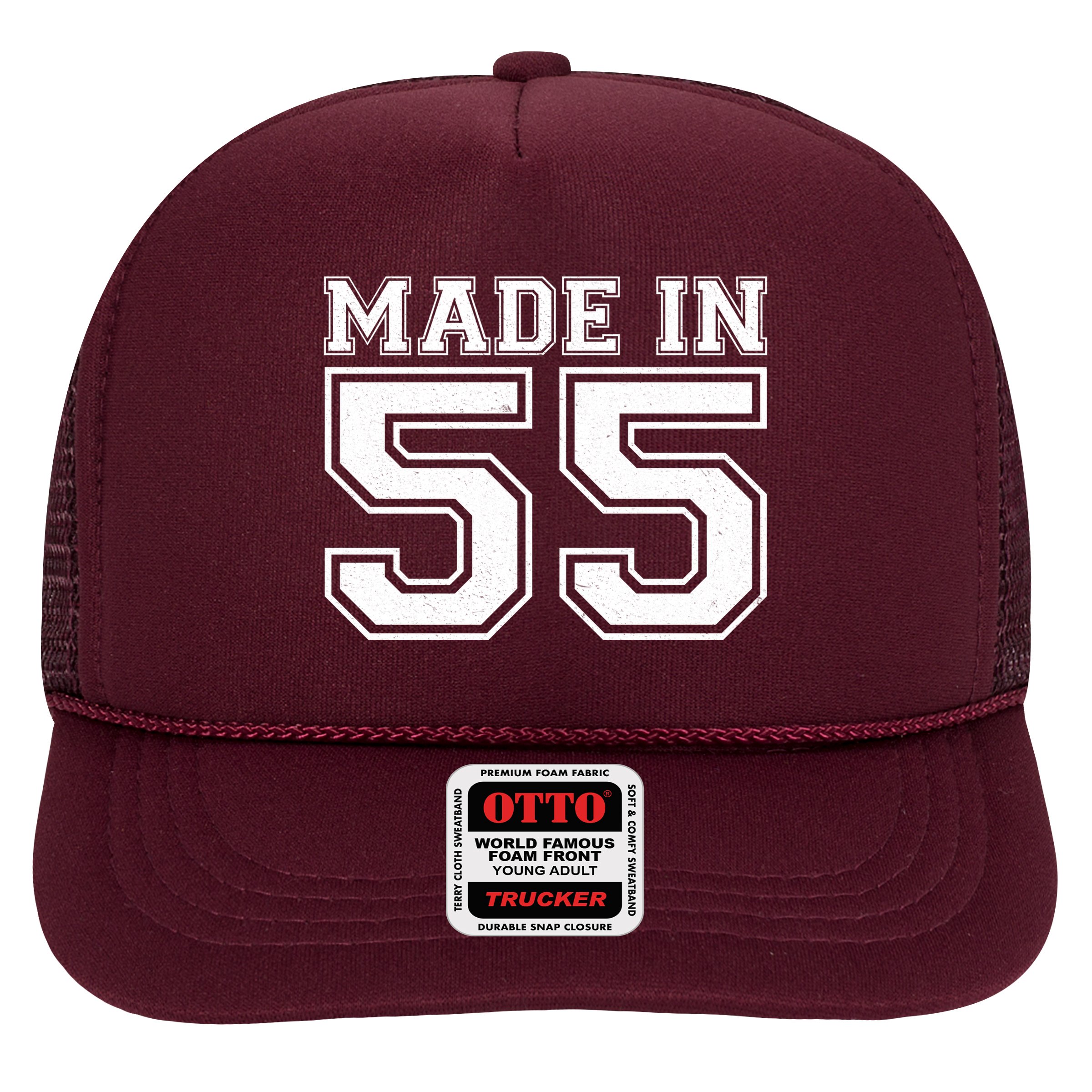 Sporty Jersey Style Made In 1955 70th Birthday Hat