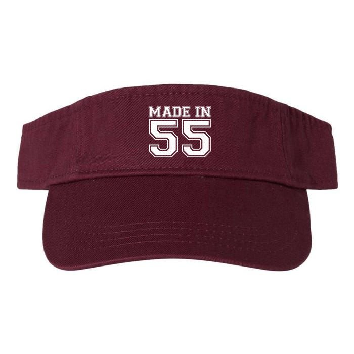 Sporty Jersey Style Made In 1955 70th Birthday Visor