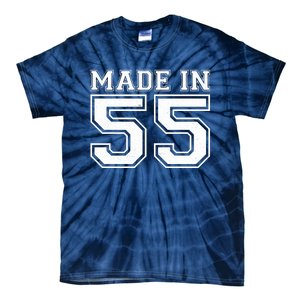 Sporty Jersey Style Made In 1955 70th Birthday Tie-Dye T-Shirt