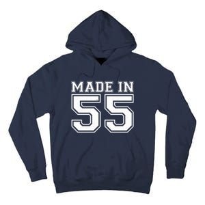 Sporty Jersey Style Made In 1955 70th Birthday Tall Hoodie