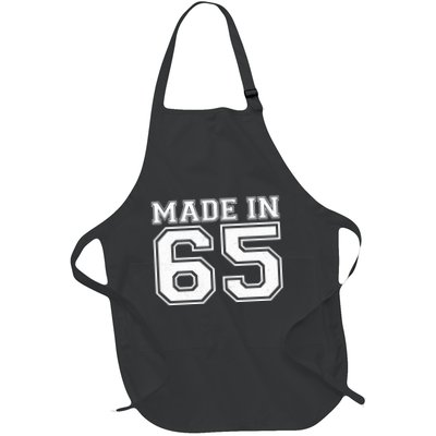 Sporty Jersey Style Made In 1965 60th Birthday Apron