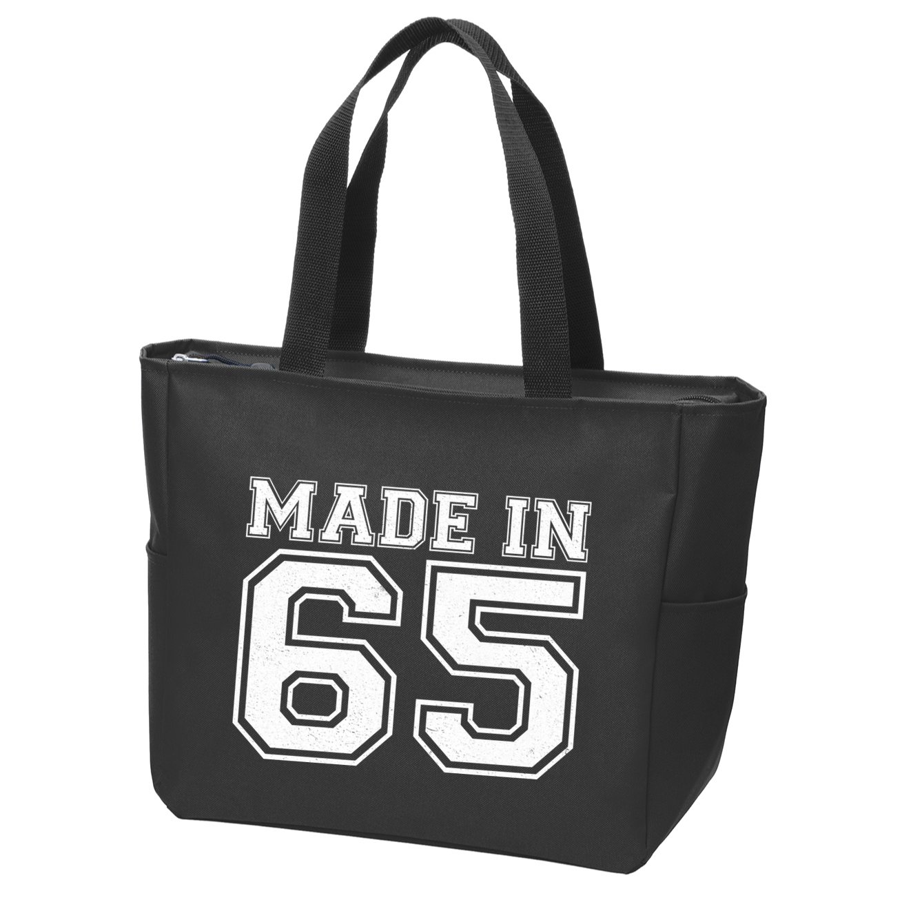 Sporty Jersey Style Made In 1965 60th Birthday Zip Tote Bag