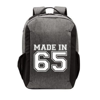 Sporty Jersey Style Made In 1965 60th Birthday Vector Backpack