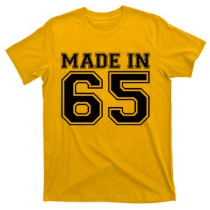 Sporty Jersey Style Made In 1965 60th Birthday T-Shirt