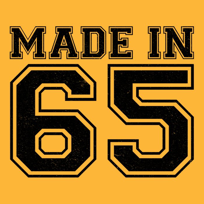 Sporty Jersey Style Made In 1965 60th Birthday T-Shirt