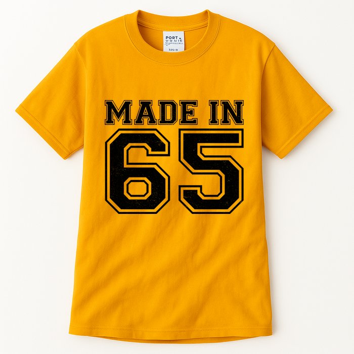 Sporty Jersey Style Made In 1965 60th Birthday Tall T-Shirt