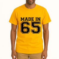 Sporty Jersey Style Made In 1965 60th Birthday Tall T-Shirt