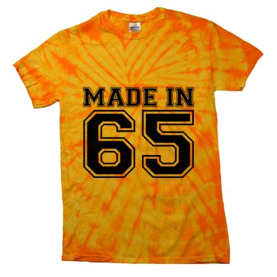 Sporty Jersey Style Made In 1965 60th Birthday Tie-Dye T-Shirt