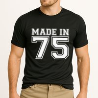 Sporty Jersey Style Made In 1975 50th Birthday Performance Shirt
